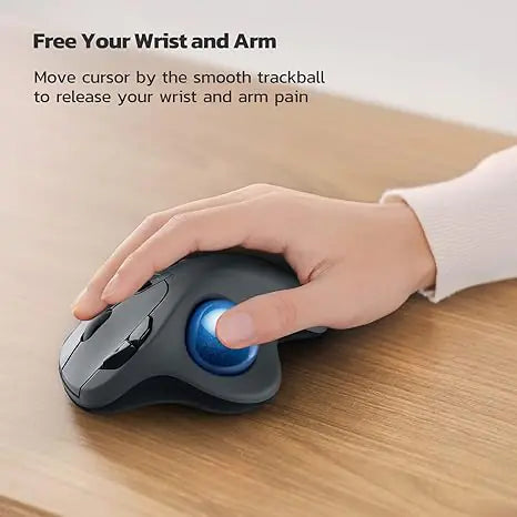 Souris Ergonomique à Trackball Sans Fil