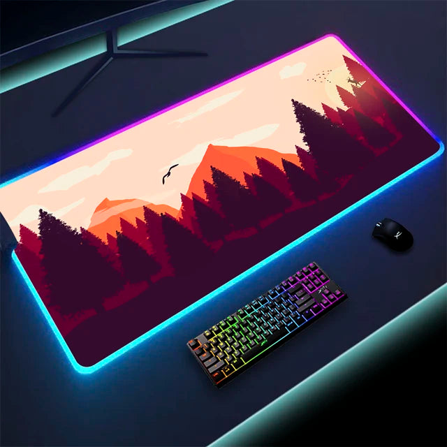 Tapis de Souris Lumineux à LED