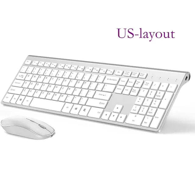 Clavier et Souris Sans Fil Rechargeables