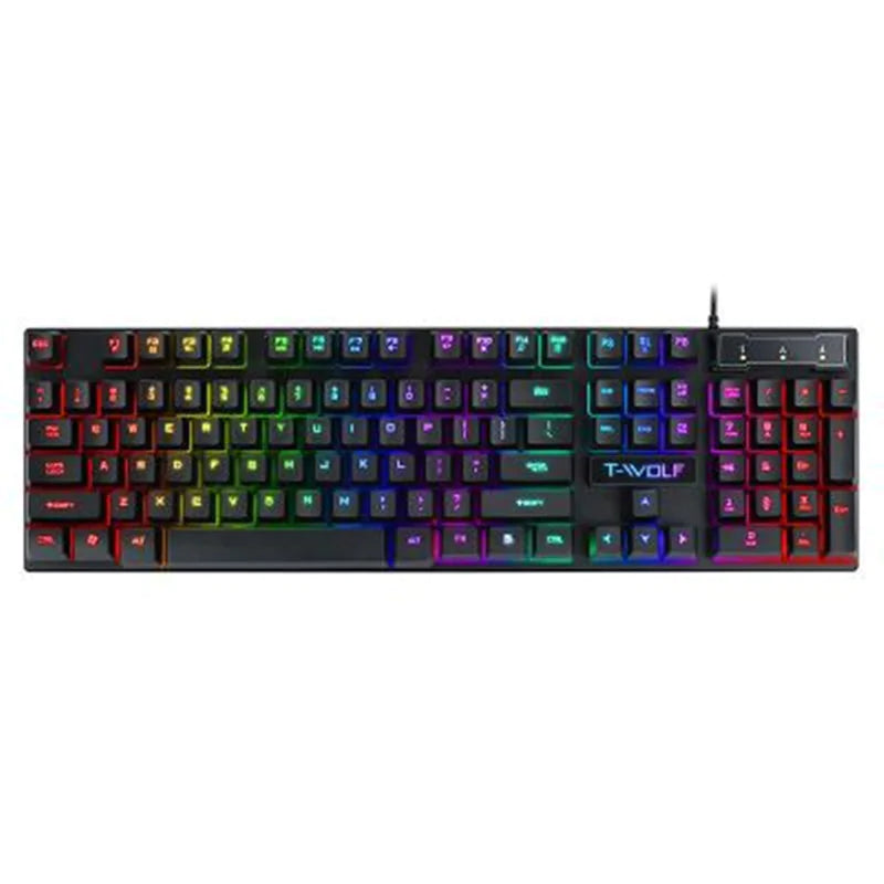 Clavier de jeu USB filaire RGB avec touches flottantes