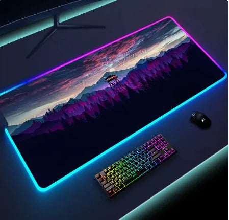 Tapis de Souris Lumineux à LED