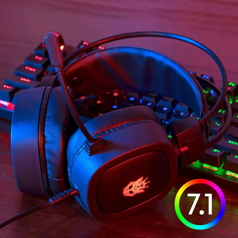 Casque de jeu 7.1 Son Surround Virtuel pour Gamers