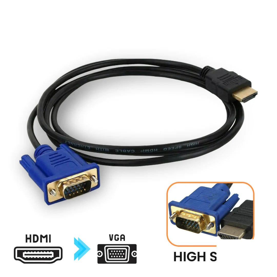 Câble HDMI Mâle vers VGA Mâle