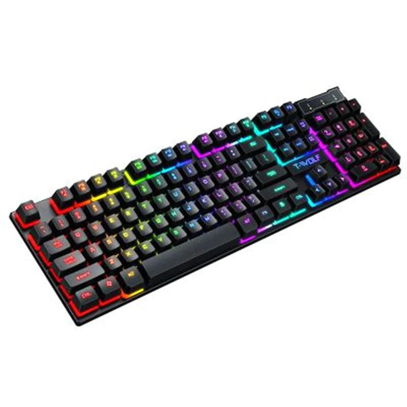 Clavier de jeu USB filaire RGB avec touches flottantes