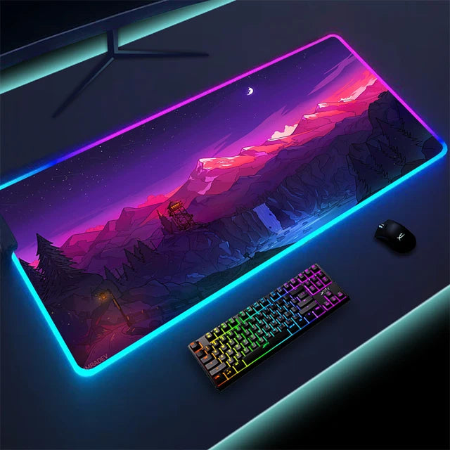 Tapis de Souris Lumineux à LED