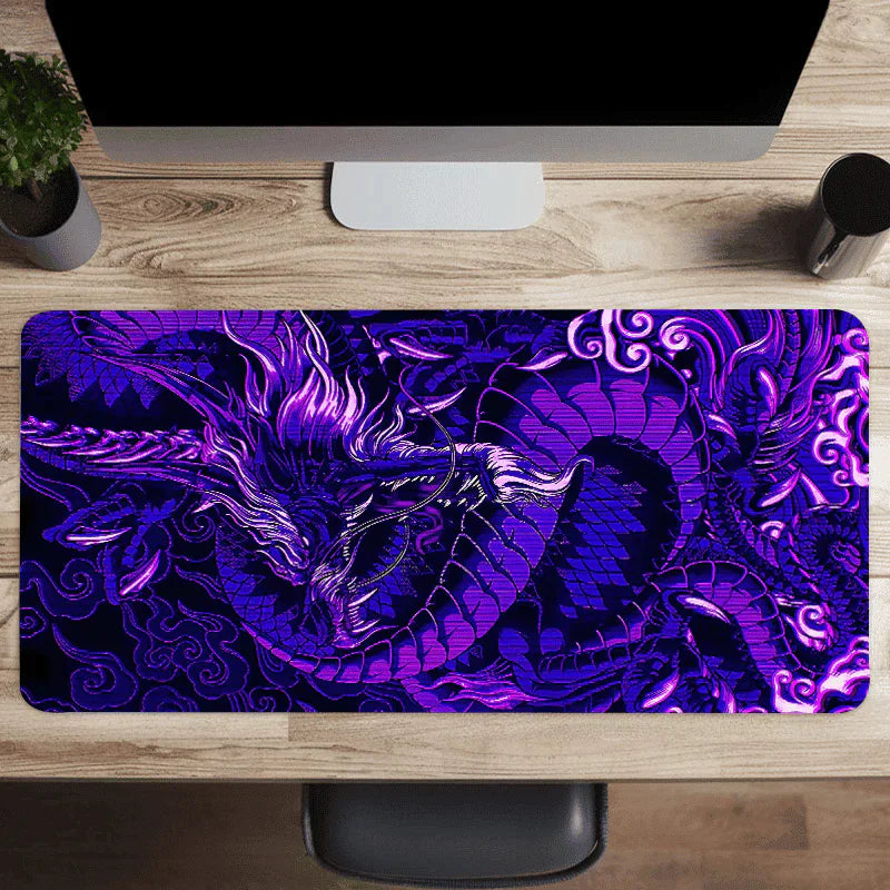 Tapis de Clavier Dragon Totem Grande Taille Épais et Antidérapant