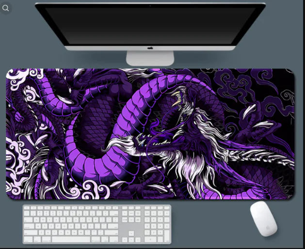 Tapis de Clavier Dragon Totem Grande Taille Épais et Antidérapant