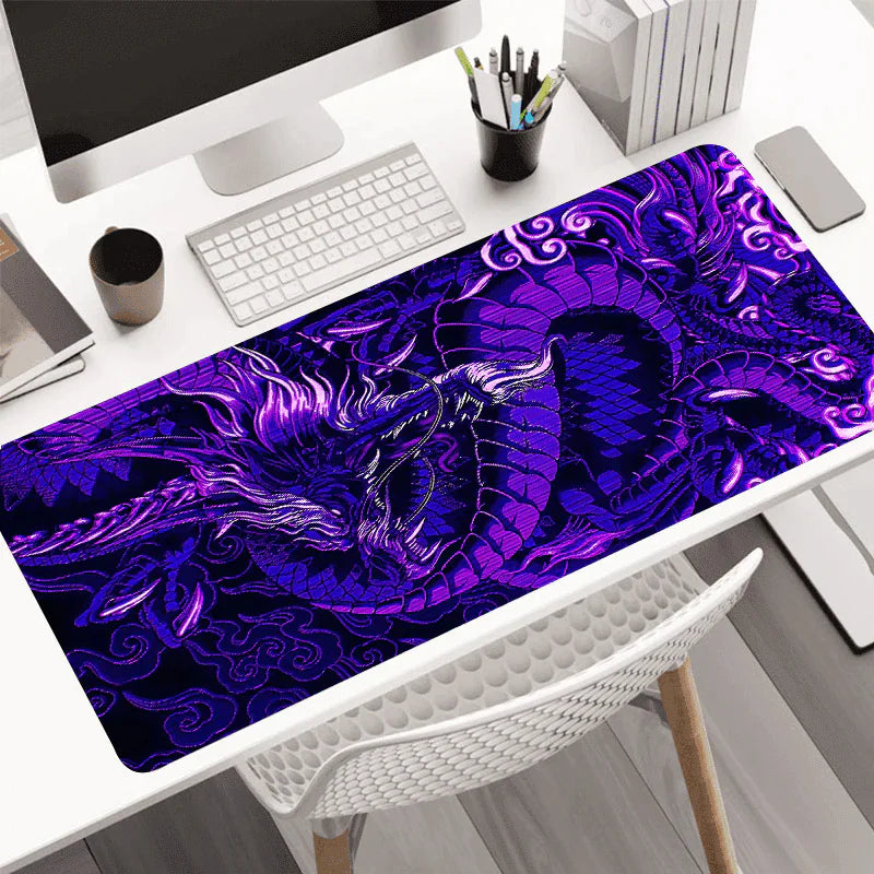 Tapis de Clavier Dragon Totem Grande Taille Épais et Antidérapant